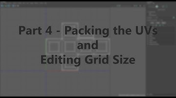 Session 1: Game Ready Crate Part 4 -  Packing the UVs and Changing the Grid Size
