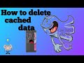 How to delete cached data in mobile phone dr sci