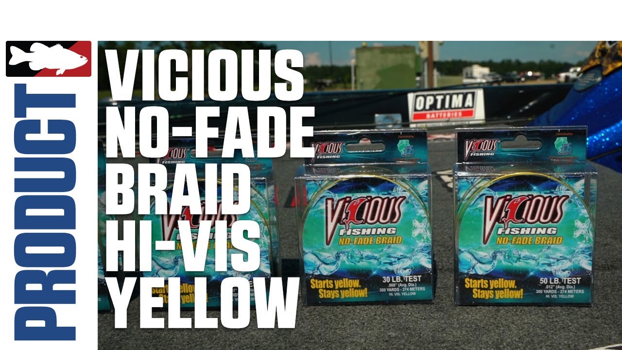 Vicious No-Fade Braid Hi-Vis Yellow with Brandon Lester