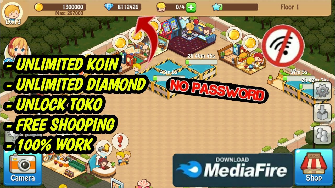 DOWNLOAD happy mall story mod apk by adyz/2023 YouTube