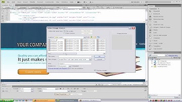 How to add background images in Dreamweaver cs4