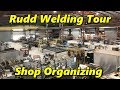 SNS 248: Rudd Welding Tour, Shop Cleanup & Organizing, Vidmar