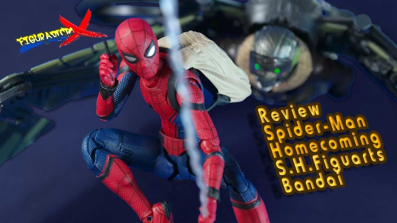 Review Spider-Man SH Figuarts Spiderman Homecoming Bandai Movie Action  Figure 2017 Revision Español - YouTube