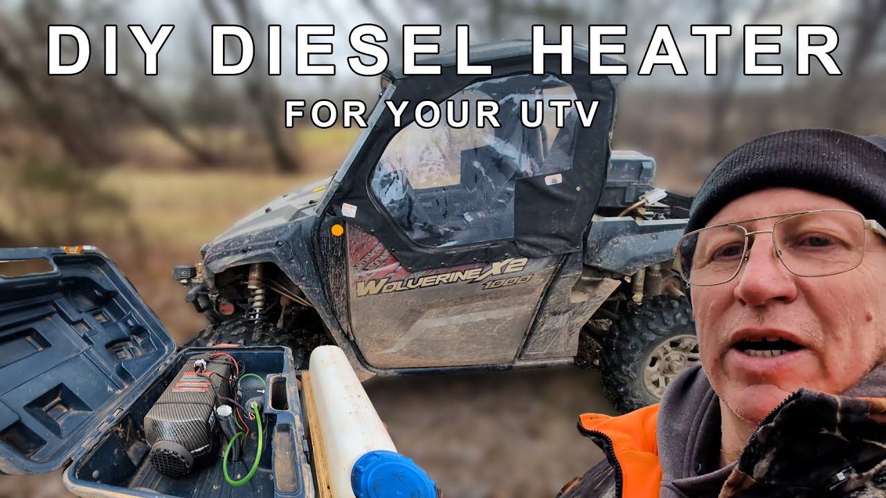 506SXS & ATV - DIY UTV DIESEL HEATER Cheap Heat For Winter - YouTube