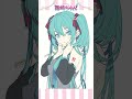 オフの歌姫は地雷系♡ #初音ミク #イラストメイキング