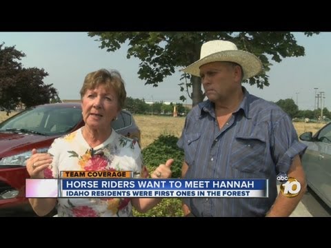 Horseback riders who spotted Hannah Anderson, James DiMaggio talk to 10News