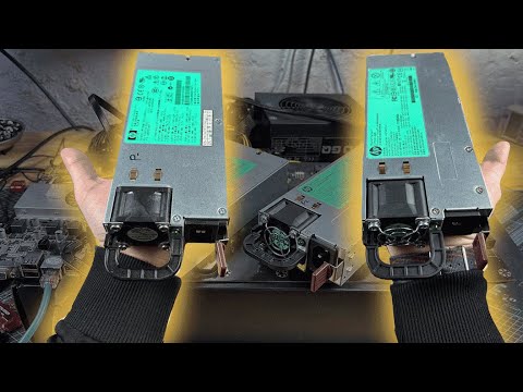 50 Watts Between These HP Server Power Supplies.