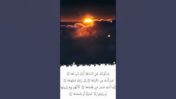 تلاوة في دقيقة | سورة النازعات | الآيات ٤٢ - ٤٦ | الشيخ ياسر الدوسري