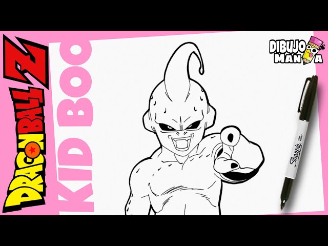 🔸Majin Boo Kid🖊🔥 Qual nota, de - Método Como Desenhar Melhor