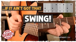 Video thumbnail of "How To Play a SWING RHYTHM On Guitar | Blues, Jazz, Country"