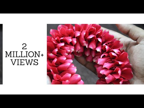 DIY | Bridal Rose petal Veni making