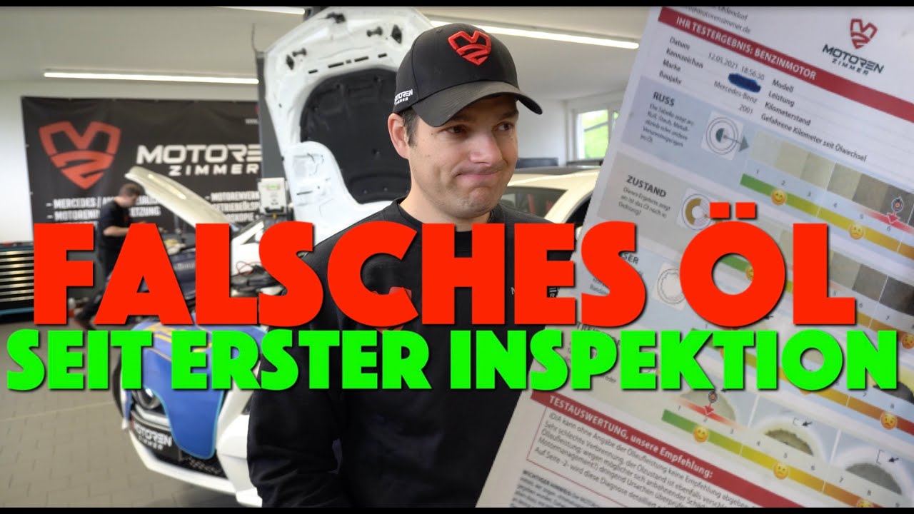 Kunde fährt von Anfang an das falsche Motoröl! Wir checken den Motor!