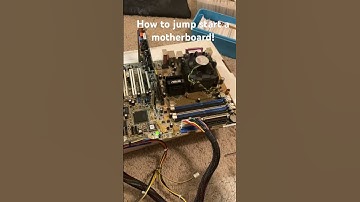 How to Jumpstart a Motherboard (no power button) #shorts #tech #ithelp #pctips #pctipsandtricks