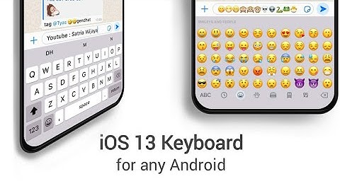 Keyboard iOS TERBARU, Support untuk Semua Android by SATV Official