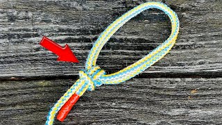 3 super NODES. How easy and RELIABLE to tie a knot? Knots, loops for all occasions!