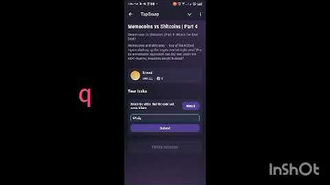 Memecoins vs Shitcoins Part 4 | Tapswap Video Code