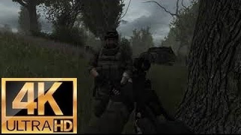 Stalker Anomaly RC18 4K| Max settings | BaS weapon addon | all 4k upscaled textures gameplay #1