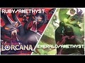 Rubyamethyst control vs emeraldamethyst  disneys lorcana store championship