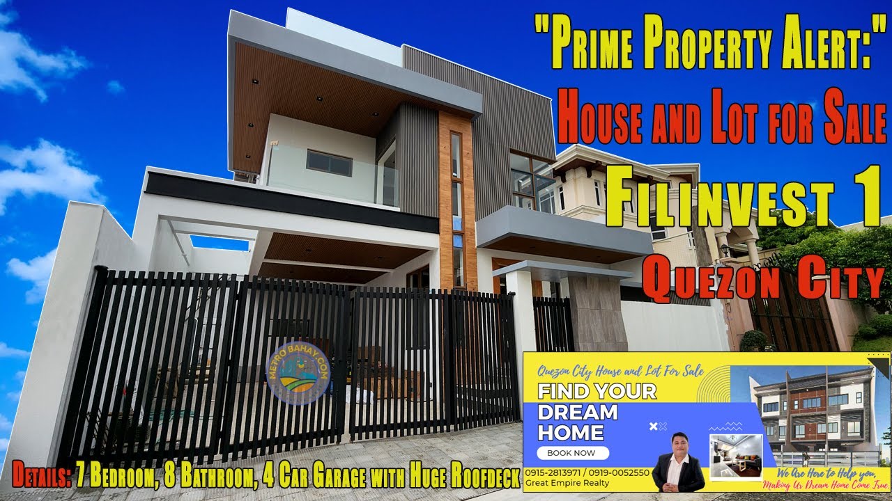 Prime Property Alert House and Lot For Sale in Filinvest 1 Commonwealth Quezon City