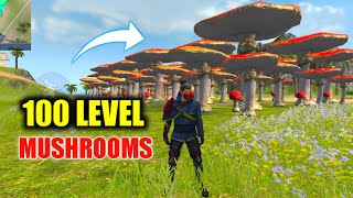 100 LEVEL MUSHROOM IN FREE FIRE  | NEW THINGS IN CRAFTLAND MAP ! OB32 UPDATE - FREE FIRE