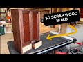 Budget build 2  walnut shop cabinet made entirely of scrap
