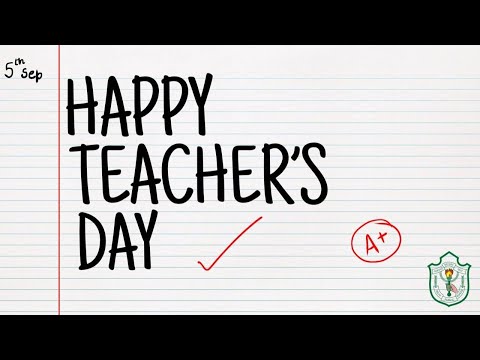 Happy Teacher's Day 2021 | DPS Maruti Kunj