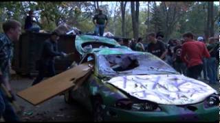 Lambda Chi Alpha Car Bash and Burnouts 2011