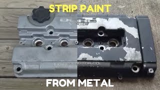 Remove Paint From Valve Cover (Metal)...EASY WAY!