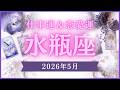 【水瓶座】みずがめ座🌈2026年5月💖の運勢✨✨✨仕事とお金・恋愛・パートナーシップ［未来視タロット占い］