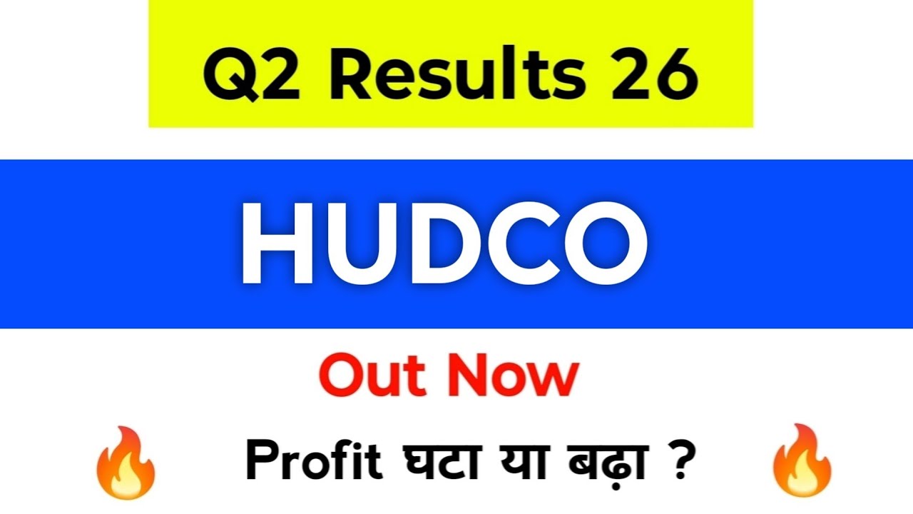 HUDCO Q2 Results | HUDCO Results | HUDCO Share Latest News | HUDCO Results Today