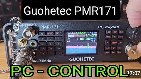 Guohetec PMR 171 - PC Control Software