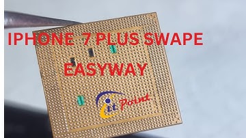 IPHONE 7 PLUS SWAP WITH DATA #iphoneswap #microsoldering #datarecoveryiphone