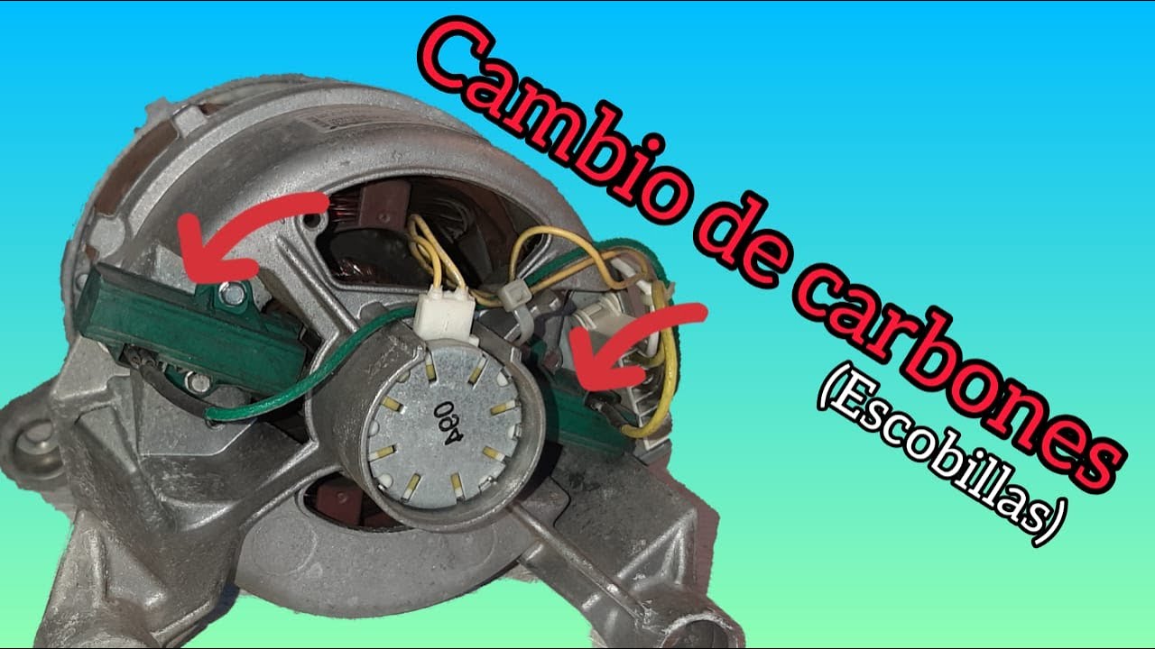2 Escobillas De Carbón Del Motor De La Lavadora Para El Lava 2 Escobillas De Carbón Del Motor De La Lavadora Para El Lava