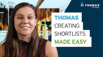 Creating Shortlists On Thomasnet.com | Thomas