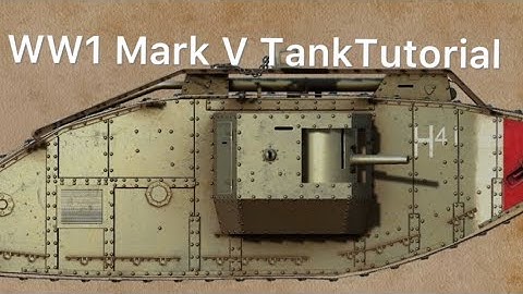 Minecraft WW1 British Mark V Tank Tutorial