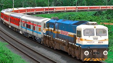 TRAINS HIGH SPEED CROSSING IN CURVED RAIL | BUMPY RAILROAD | Train Simulator | Railwork | NTG GAMING