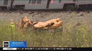 15 hurt, no one killed after Amtrak train crashes into water truck in Moorpark