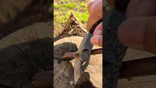 This Lights a Fire Even in Heavy Rain / A Trick You Must Try! #firestarting #bushcraft #outdoors