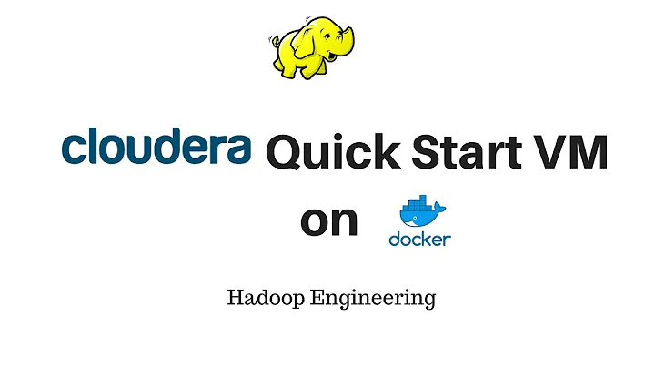 Cloudera quickstart VM on Docker image