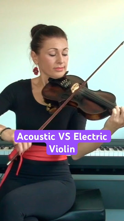 Acoustic VS Electric Violin 🎻#violin #violinist #violinmusic