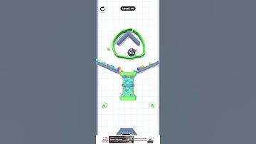 Rope And Balls Level 14 | Solve The puzzle | Draw a Rope Path in the Right Place | Mind Puzzle Game