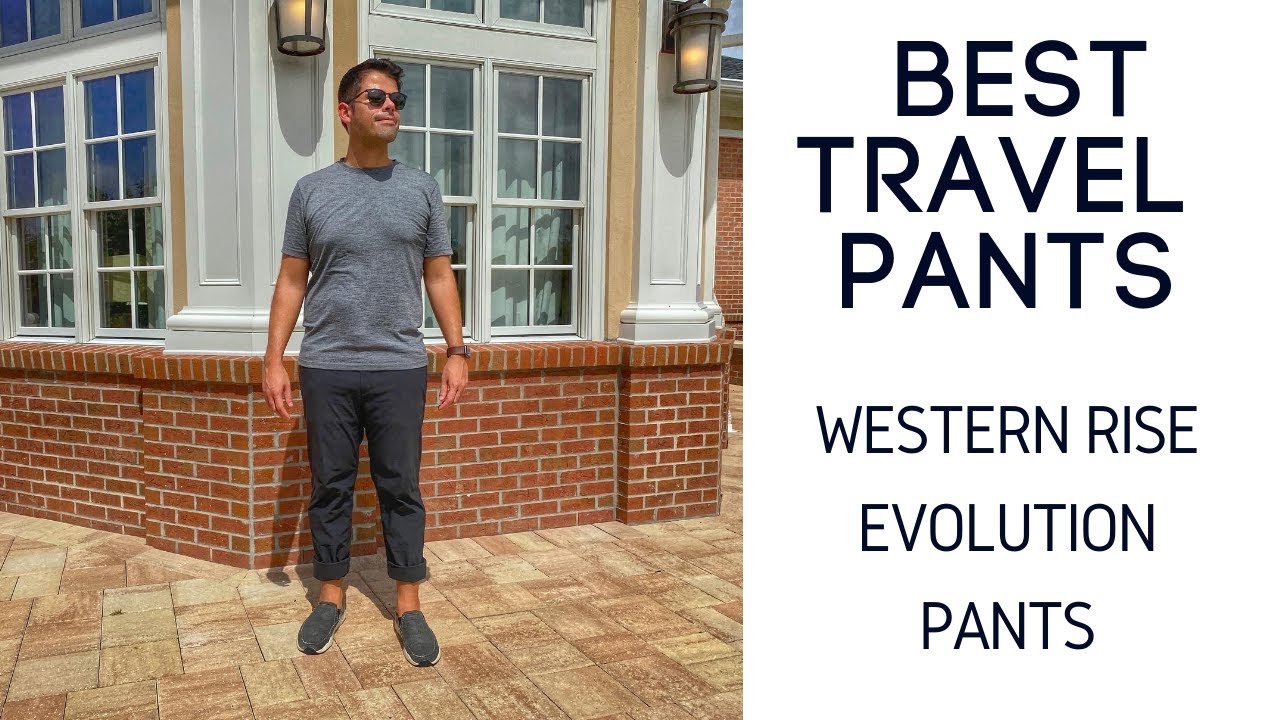 Minimalist Travel Pants - Western Rise Evolution Pant Review - YouTube