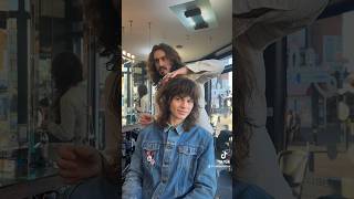 Mick Jagger inspired cut ✂️ #haircut #mickjagger #rockstar #shagcut