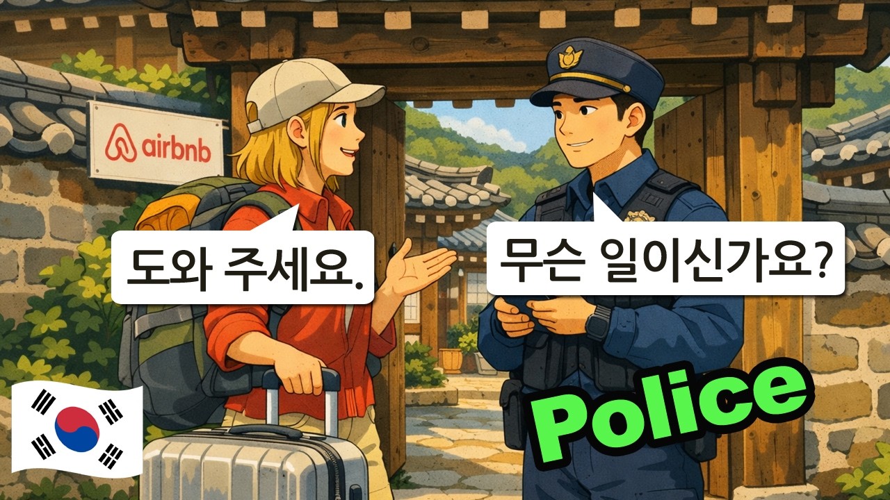 Застряли в Корее? 10 корейских фраз, чтобы обратиться в полицию за помощью.