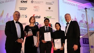 Thomson Foundation Young Journalist Award 2018