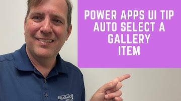 Power Apps UI Tip 💡: Auto Select an Item in a Gallery