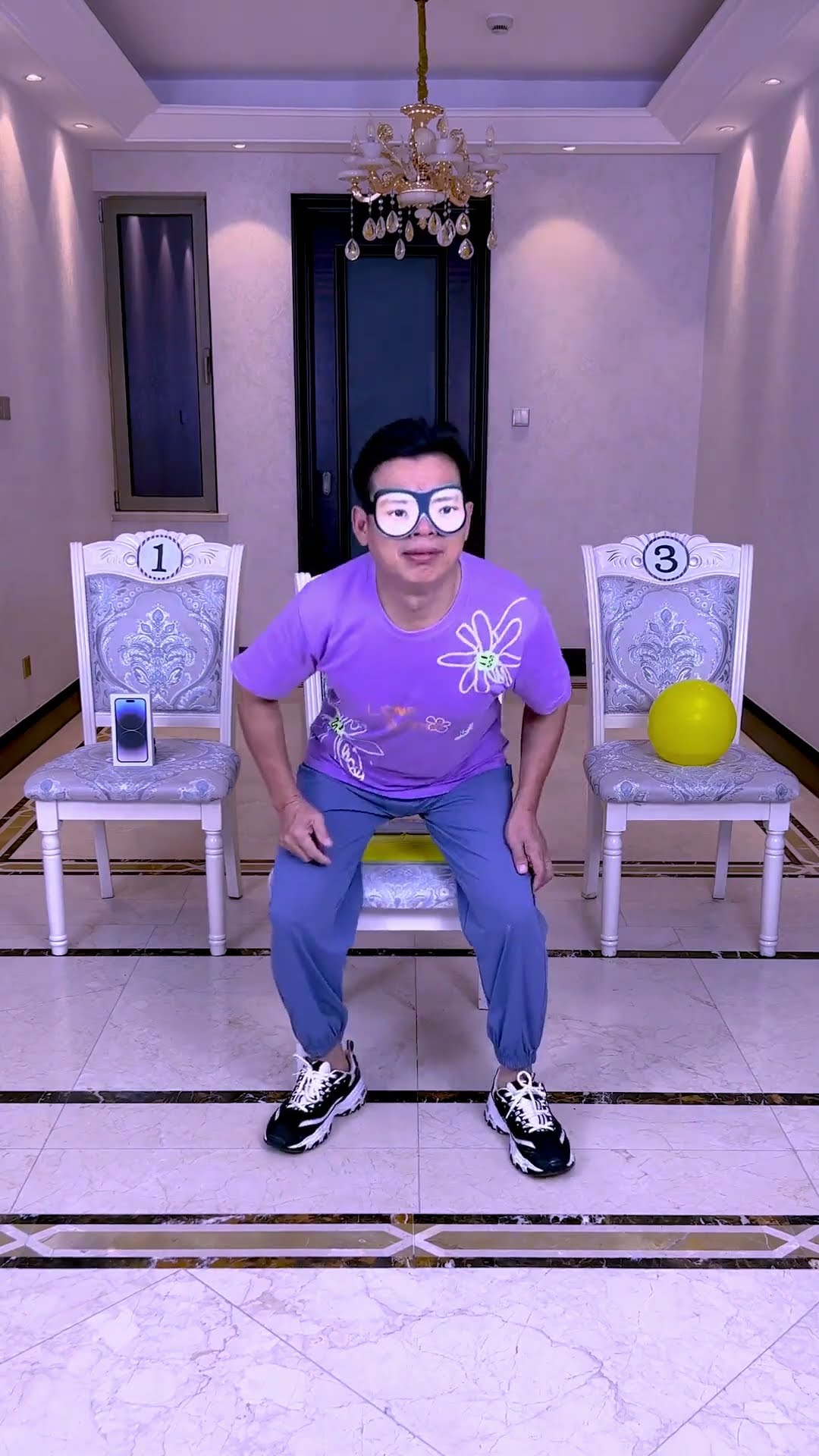 Who Had The Worst Luck With The Chair Selection Challenge?#Funnyfamily#Partygames#Shorts#Challenge