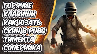 КАК PUBG: BATTLEGROUNDS ЗАБРАТЬ СКИН ПРОТИВНИКА ТИМЕЙТА ТОП ГОРЯЧИХ КЛАВИШ В PUBG: BATTLEGROUNDS