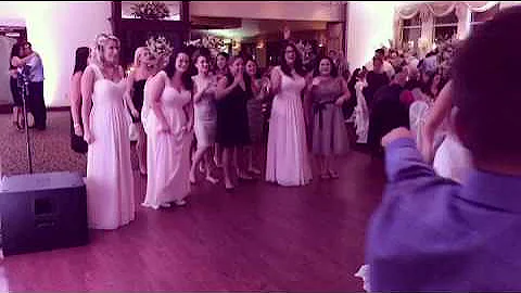 Wedding bouquet toss GONE WRONG