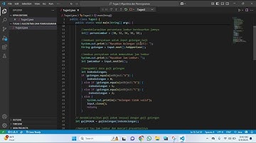 Tugas 3 Pemrograma dan Algoritma UT - Membuat program sederhana menggunakan Operator, If dan Array